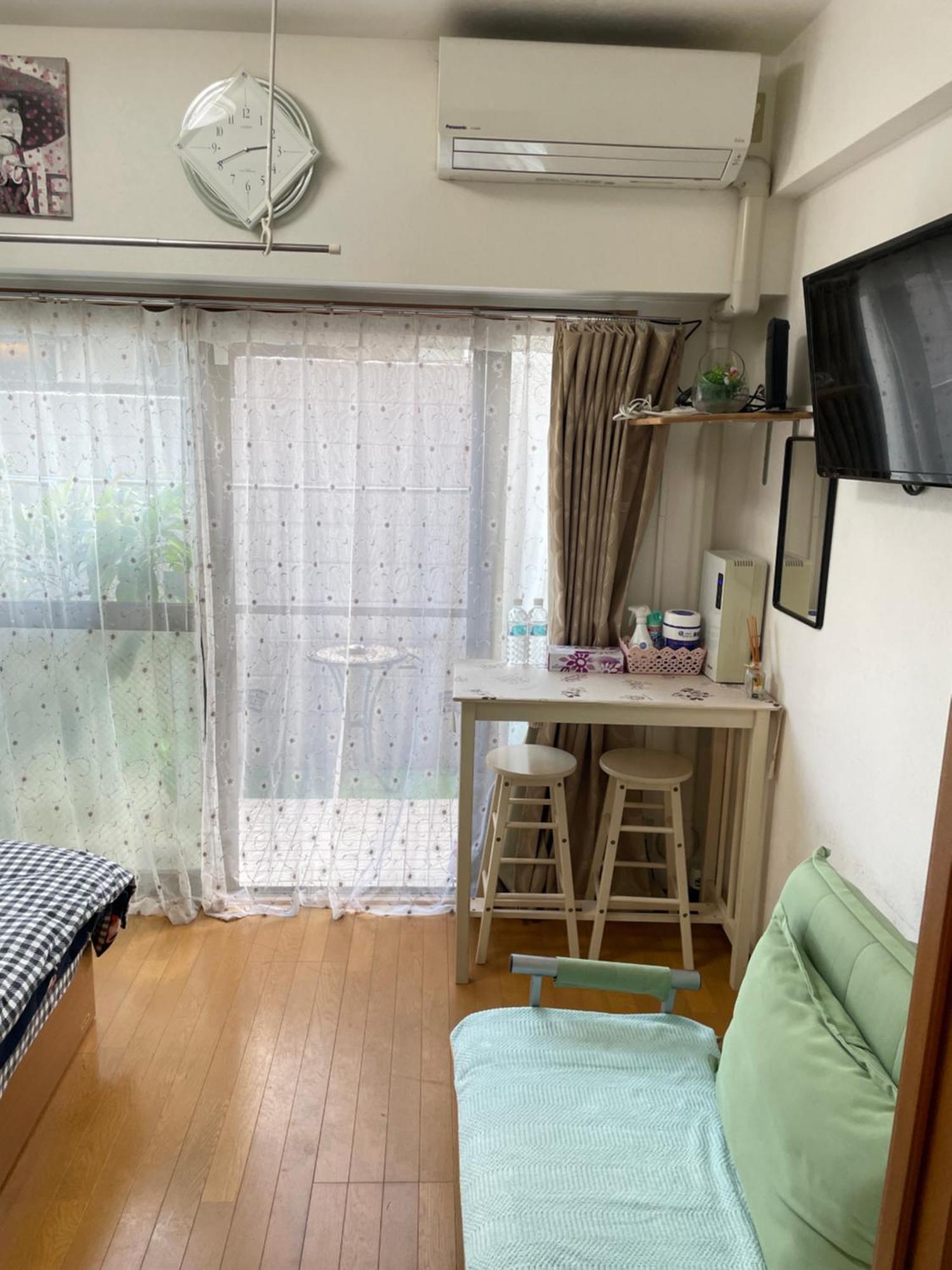桜宿28 Square Meter King Size Bed With Sofa Bed, Garden 東京都