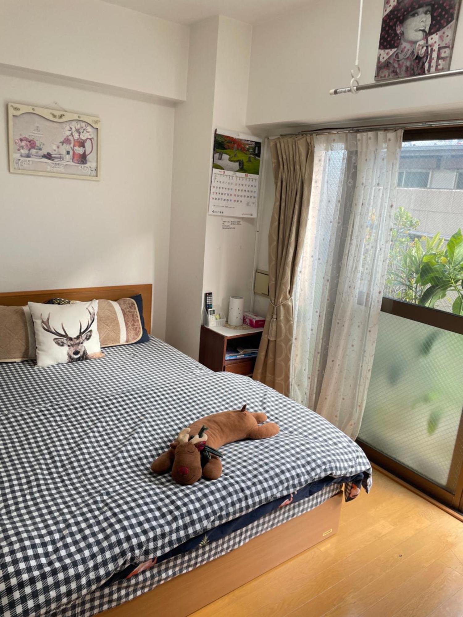 アパート 桜宿28 Square Meter King Size Bed With Sofa Bed, Garden 東京都